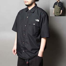 【セール】【国内正規品】THE NORTH FACE(ザノースフェイス) S/S NUPTSE SHIRT(ショートスリーブヌプシシャツ)【ブラック】【ニュートープ】Mens NR22331