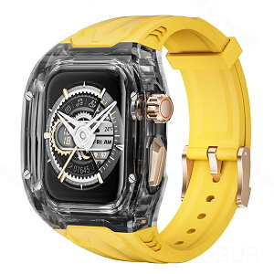 �Ή�Apple Watch 11 ��̌^�P�[�X�t�� �N���A×TPU��̎��o���h Apple Watch ultra3/ultra2/ultra/SE3/SE2/SE/11/10/9/8/7/6/5/4/3/2/1 �A�b�v���E�I�b�` �o���h �����Y �Ή�49/45/44/46/41/40mm �����f�ޑϏՌ� ��̌^�S��