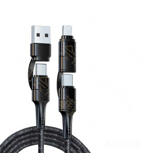 iPhone [dP[u & usb-c P[u 1{4 typec to lightning ϊ P[u 1.2m usb-c & usb-c P[u 60WΉ 4ini1 }` [d iphoneP[u }[d [