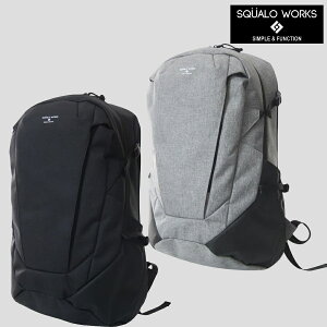 SQUALO WORKS �X�N�A�[�����[�N CHAMBRAY POLYESTER RUCK SACK �o�b�N�p�b�N �����b�N �V�����_�[ �n���h�� �o�b�O �J�o�� ��