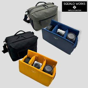 SQUALO WORKS �X�N�A�[�����[�N CAMERA SHOULDER BAG �J���� �V�����_�[ �o�b�O �J�o�� ��