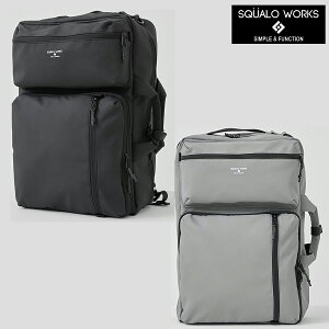 SQUALO WORKS �X�N�A�[�����[�N COATING 3WAY BAG �o�b�N�p�b�N �����b�N �V�����_�[ �n���h�� �o�b�O �J�o�� ��