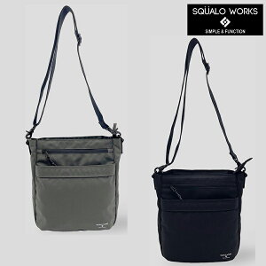 SQUALO WORKS �X�N�A�[�����[�N NYLON OX SQUARE CROSS BAG �X�����O�p�b�N �o�b�O �J�o�� ��