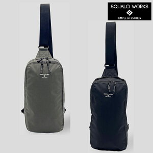 SQUALO WORKS �X�N�A�[�����[�N NYLON OX SIMPLE SLING PACK �X�����O�p�b�N �o�b�O �J�o�� ��