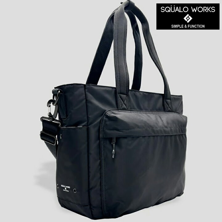楽天市場】SQUALO WORKS スクアーロワーク RECYCLE NYLON SIMPLE TOTE 
