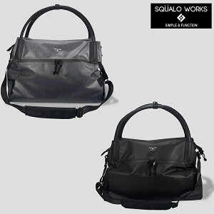 SQUALO WORKS �X�N�A�[�����[�N WATER RESIST 2WAY GYM BOSTON �{�X�g�� �o�b�O �J�o�� ��