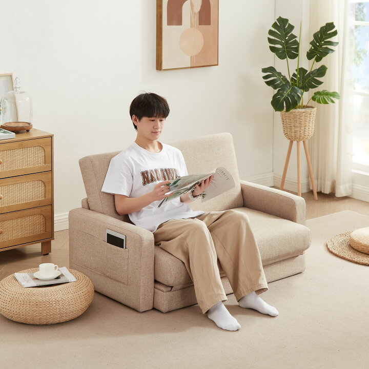 楽天市場】『オススメ商品』ソファ 2人掛け 収納付き ファブリック 