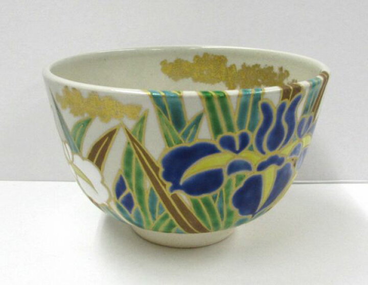 楽天市場】古物＜茶道具・茶碗＞ 色絵 菖蒲の絵茶碗 陽炎園作 表千家 