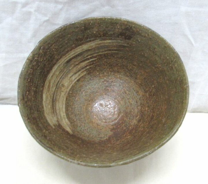 楽天市場】古物＜茶道具・茶碗＞楽山焼 伊羅保茶碗 長岡空権作 楽山焼 
