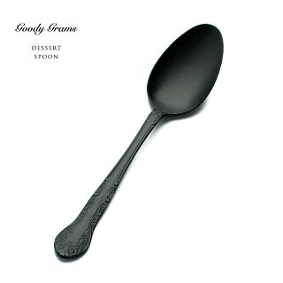 デザートスプーンカトラリーブラックアンティークグッディグラムスGoodyGramsBlackCutlery