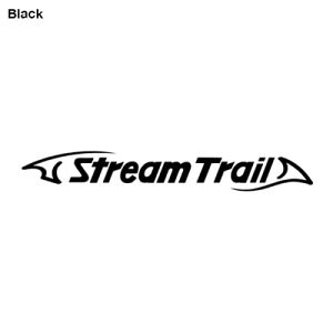 ステッカー シール 車 スーツケース かっこいい おしゃれ アウトドア ブランド キャンプ 釣り サーフィン ストリームトレイル Stream Trail Cutting Sticker C S-size