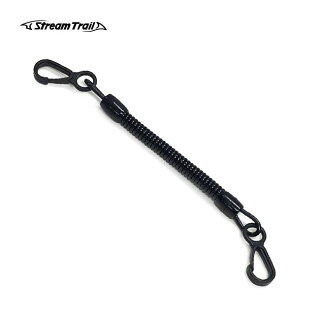 ストリームトレイルコイルコードCOILCODEStreamTrailスプリングキーホルダー黒メンズ男性