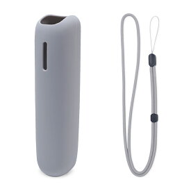 プルームオーラ シリコンケース カバー Ploom AURA ストラップ付き 充電対応 衝撃吸収 軽量 シンプルデザイン 全6色