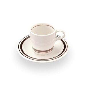 gfBVAR[XeBbN TRADITION ACOUSTIC BROWN LINE HARD TABLEWARE Demitasse Cup&Saucer }OJbv \[T[ k 킢  Wt  R[q[ Vv {