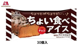 森永製菓　ちょい食べアイス　チョコレート　27ml×30個　アイスクリーム
