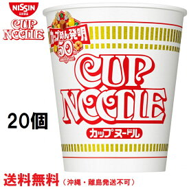 日清食品 カップヌードル 20個　送料無料（沖縄・離島発送不可）