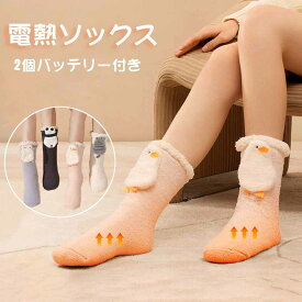 熱ソックス ヒーターソックス 電熱靴下 ホットくつ下 加熱ソックス 電熱 加熱靴下 冬 防寒対策 バッテリー給電 水洗い可能 バイク アウトドア 防寒グッズ 男女兼用 メンズ レディース 防寒ソックス