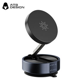 真空磁気吸着式　車載用真空スマホホルダー　真空吸盤 ? 強力マグネット 真空吸着 磁気吸盤 360度回転 車載ホルダー 取付簡単 落下防止 全機種/全車種対応