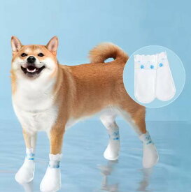 犬 靴 使い捨て 防水フットカバー 3セット 計12枚入り シューズ ペット ドッグ 肉球保護 ペットグッズ