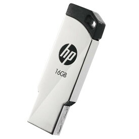 HP USBメモリ 16GB USB 2.0ストラップホール 金属製 耐衝撃のフラッシュドライブ v236w HPFD236W-16
