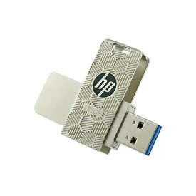 HP USBメモリ 128GB 高速 USB 3.1対応(Type-A Gen 1) 最大読出速度75MB/s、 金属製の360度回転デザ 立体蜂の巣 耐衝撃 防塵 のフラッシュドライブ x610w HPFD610W-128