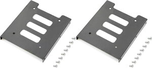 HDD/SSD�p�ϊ��u���P�b�g 2.5 �� 3.5�ϊ��}�E���^ �T�C�Y�ϊ��u���P�b�g 2.5�C���`HDD/SSD�ϊ��}�E���^ PC�p ssd �}�E���^ 2���t���\ ������ �l�W�Z�b�g�t�� �u���b�N 2���Z�b�g