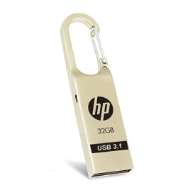 HP USBメモリ 32GB USB3.1対応 シルバーフックデザイン 金属製 耐衝撃 防滴 防塵 の フラッシュドライブ x760w HPFD760L-32