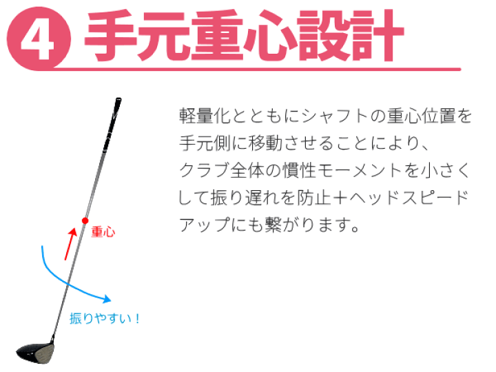 楽天市場】レディース用 高反発ドライバー選べる510/530ヘッド