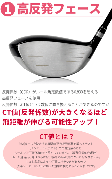 楽天市場】レディース用 高反発ドライバー選べる510/530ヘッド