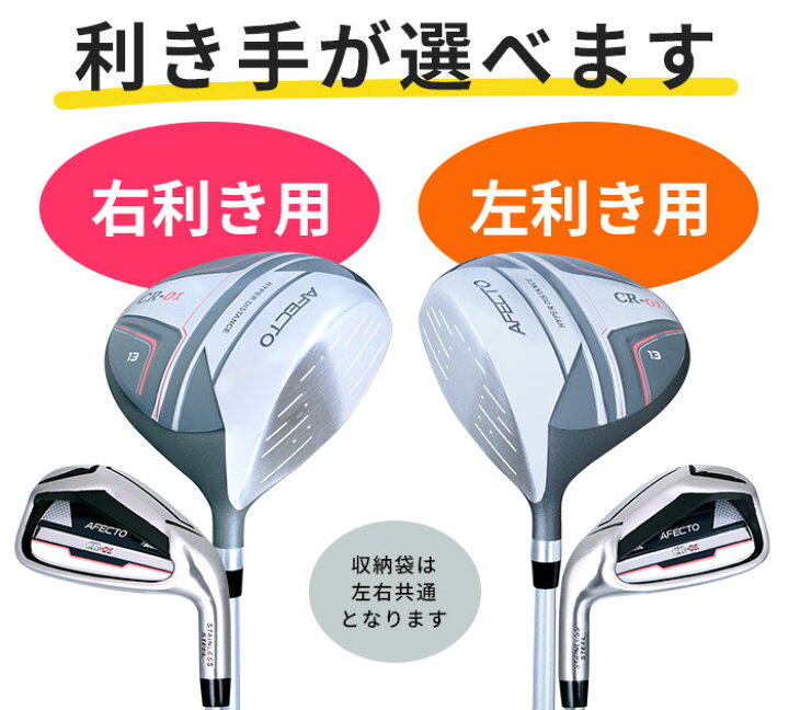 楽天市場】【プチデビューセット】レディース ゴルフクラブ2本＋収納袋 