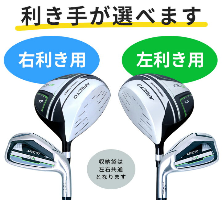 楽天市場】【プチデビューセット】メンズ ゴルフクラブ2本＋収納袋付き 