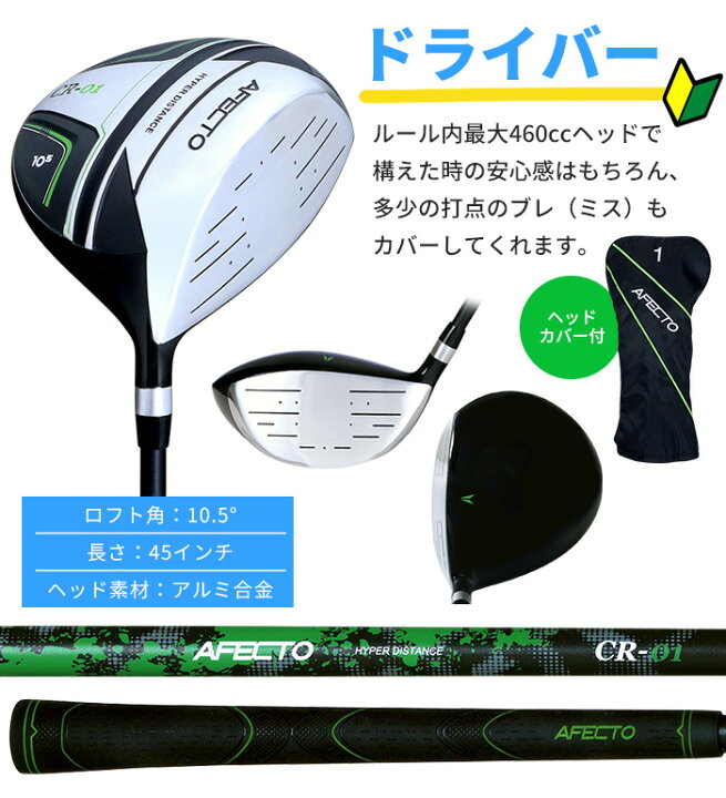 楽天市場】【スターターセット】メンズ ゴルフクラブ4本＋セルフ 
