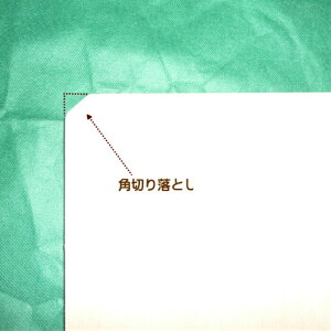 ベニヤ板・角カット(4か所)