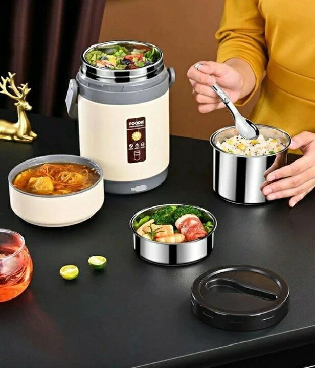 炊飯器型弁当箱 コンパクト1合早炊き弁当箱型炊飯器TRM