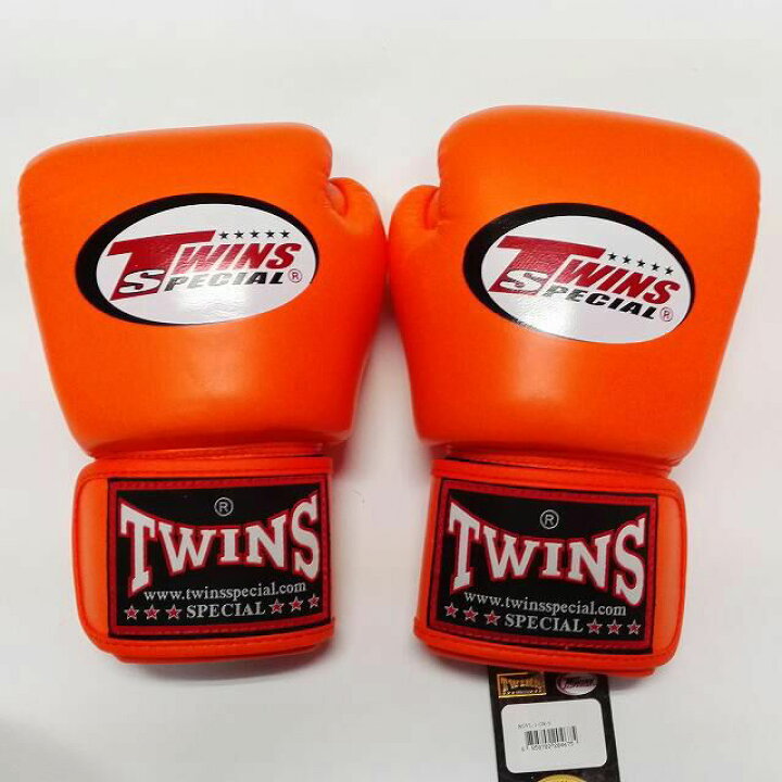 楽天市場】TWINS SPECIAL ボクシンググローブ 14oz オレンジ 