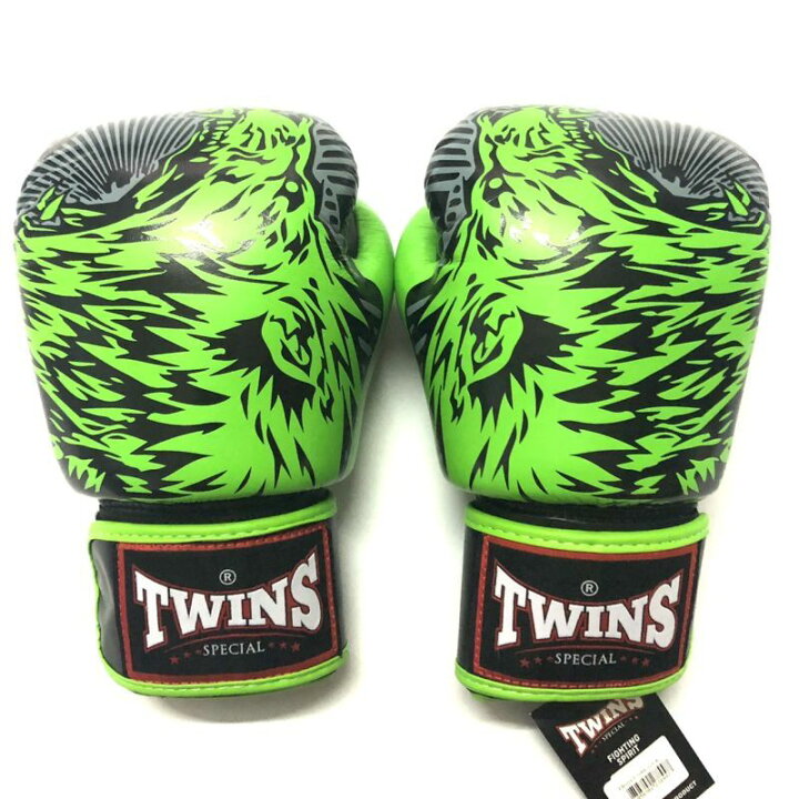 楽天市場】TWINS SPECIAL ボクシンググローブ 12oz 黒緑熊 /ボクシング 