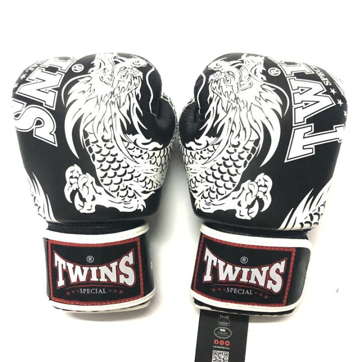 楽天市場】TWINS SPECIAL ボクシンググローブ 10oz TWドラゴン 黒白 