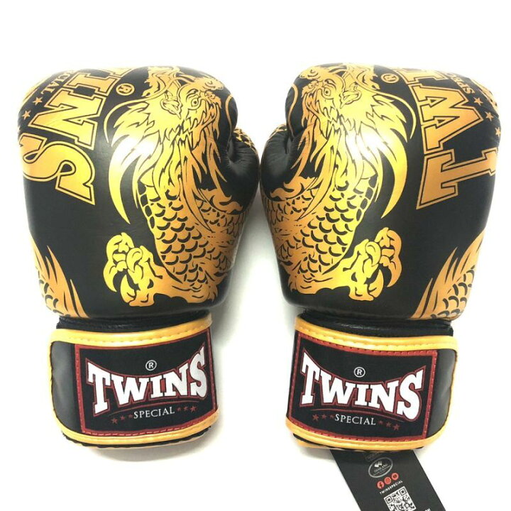 楽天市場】TWINS SPECIAL ボクシンググローブ 14oz TWドラゴン 黒金 
