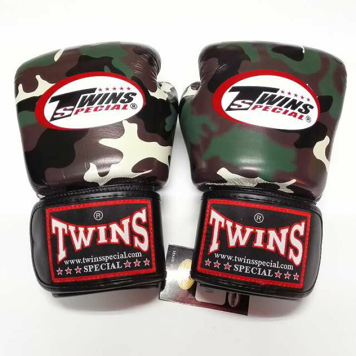 楽天市場】TWINS SPECIAL ボクシンググローブ 10oz 迷彩緑 /ボクシング  