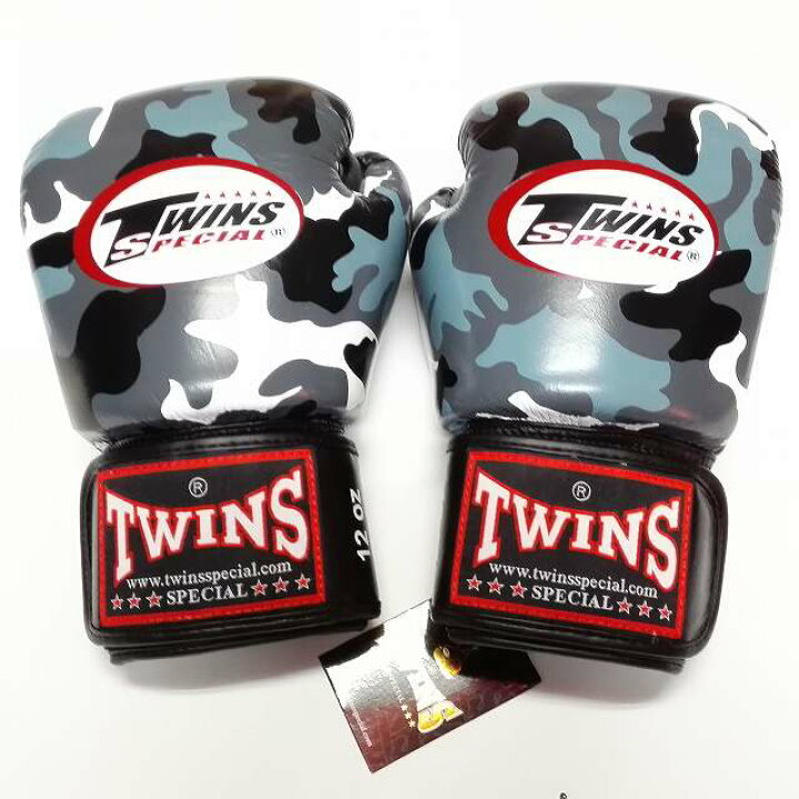 楽天市場】TWINS SPECIAL ボクシンググローブ 16oz 迷彩黒 /ボクシング 