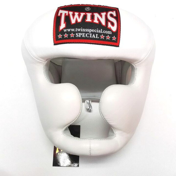 楽天市場】TWINS SPECIAL ヘッドギア 白/本革製/ヘッドガード 