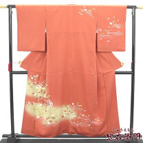 楽天市場】オレンジ色（種類（着物）付下げ）（和服｜レディース 