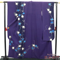 楽天市場】紫 成人式（カラーパープル・種類（着物）振袖）（着物 