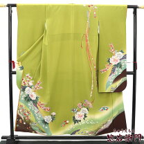 楽天市場】抹茶（カラーグリーン・種類（着物）振袖）（レディース 