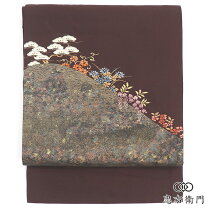 楽天市場】名古屋帯 こげ茶の通販