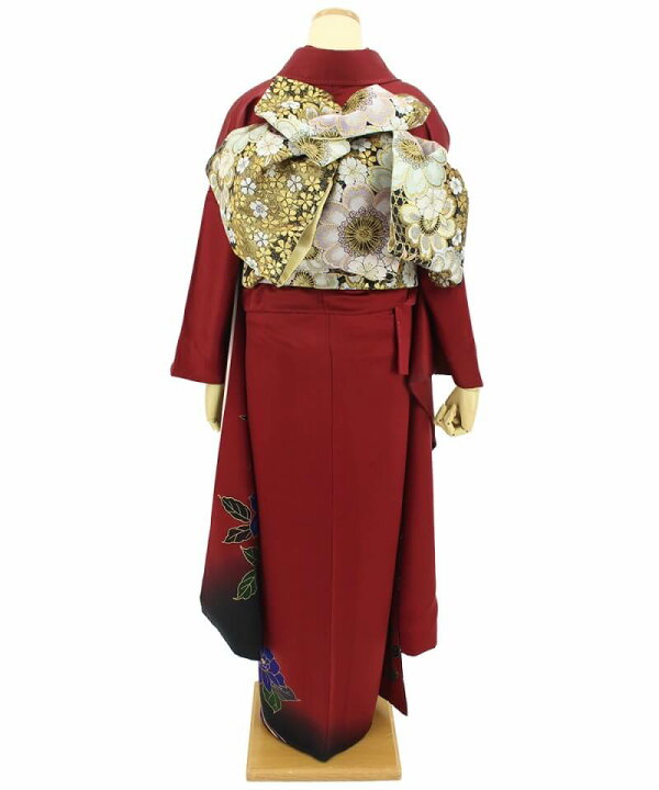 楽天市場】【中古】 振袖 リサイクル レディース 正絹 レッド 身丈  