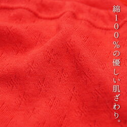 プレゼントに喜ばれる縁起物日本製綿100%健康長寿フクロウ刺繍入り赤パンツ