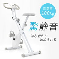 エアロバイク 折りたたみ 静音 家庭用 フィットネスバイク 耐荷重100kg 負荷16段階 見やすいモニター タ…