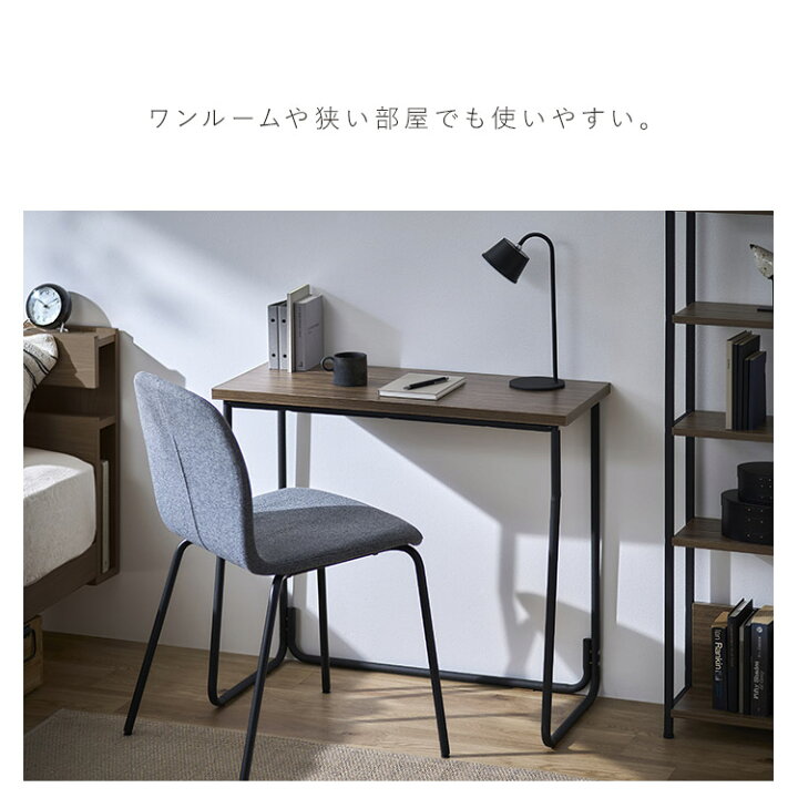 楽天市場】学習机 コンパクト テーブル デスク アイアンウッドデスク 