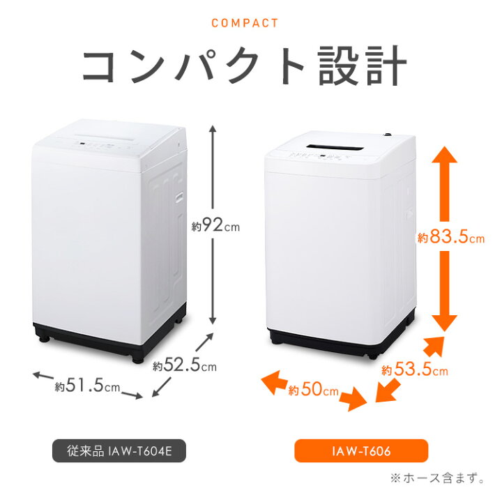 楽天市場】【ポイント3倍☆4/4 20:00〜4/13 9:59】洗濯機 6kg 縦型 